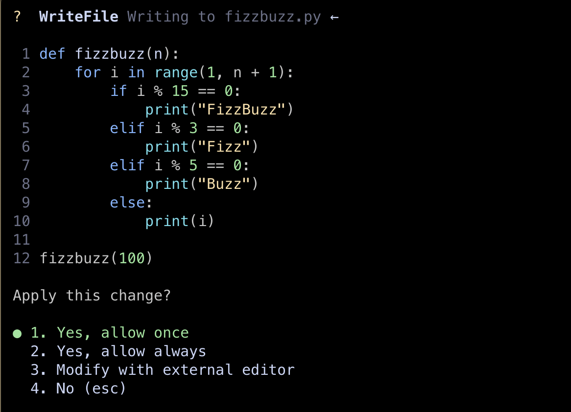Gemini CLI Execution Result